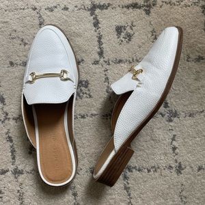 Madden Girl White Loafers 7.5